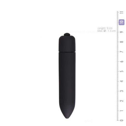 10 Modes Multi Speed Bullet Vibrator (Black) - KamasutraToys.in
