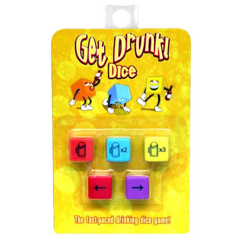 Buy Get Drunk! Dice Fun Party Drinking Game | Dice Game For Friends | Shop For Adult Party Gifts